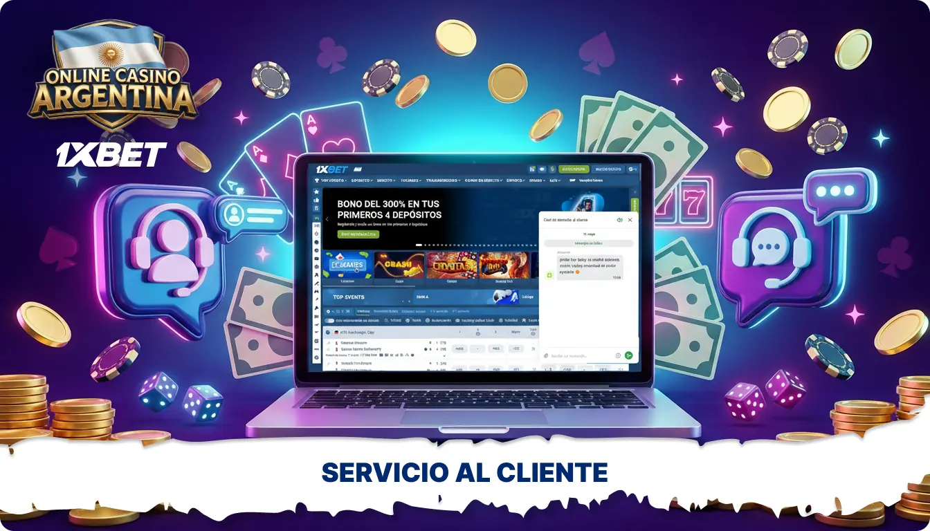 El servicio de atención al cliente de 1xBet en Argentina ayuda a los jugadores a resolver sus dudas a través de diferentes canales de comunicación