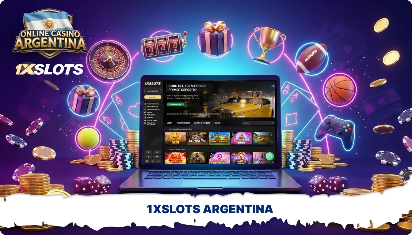 1xSlots Argentina ofrece a los jugadores juegos de casino y apuestas deportivas con bonos y métodos de pago convenientes