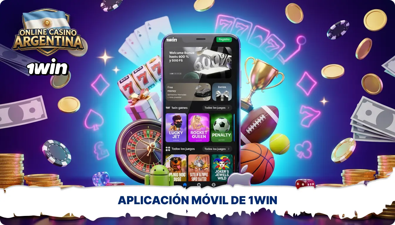 La aplicación móvil de 1win te permite jugar y apostar en Argentina desde tu teléfono