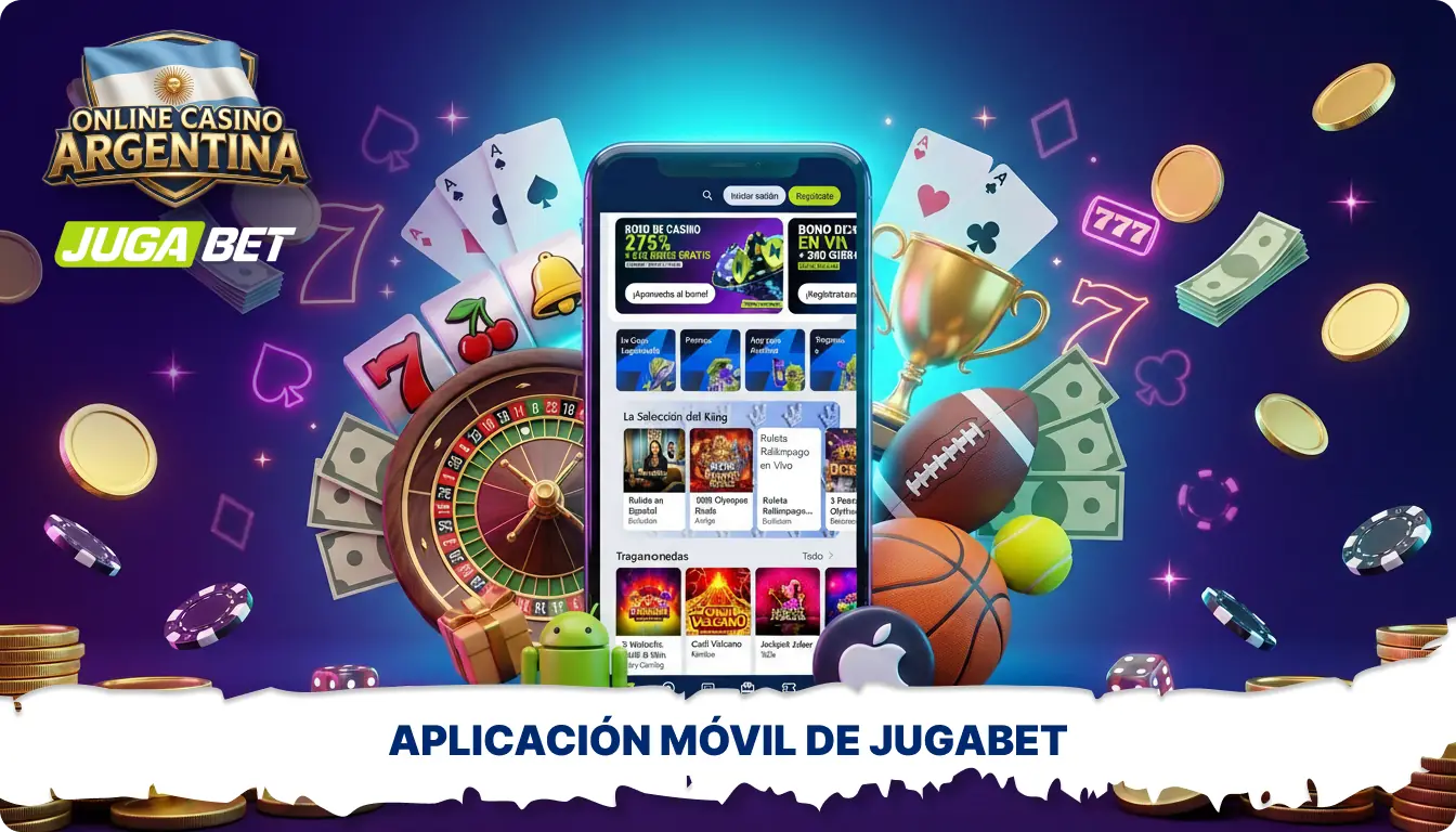 Descarga la aplicación móvil de Jugabet en Argentina con inicio de sesión rápido, juegos y apuestas