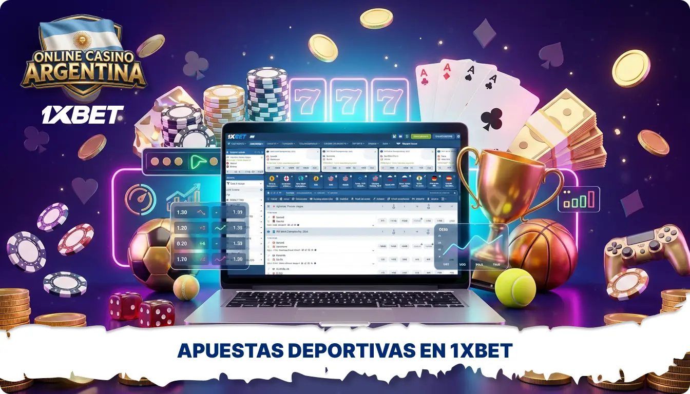 1xBet en Argentina ofrece apuestas deportivas con una amplia selección de eventos y mercados