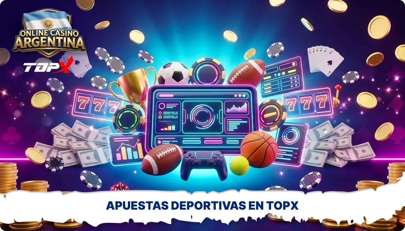 TopX en Argentina se centra en los casinos y no ofrece apuestas deportivas