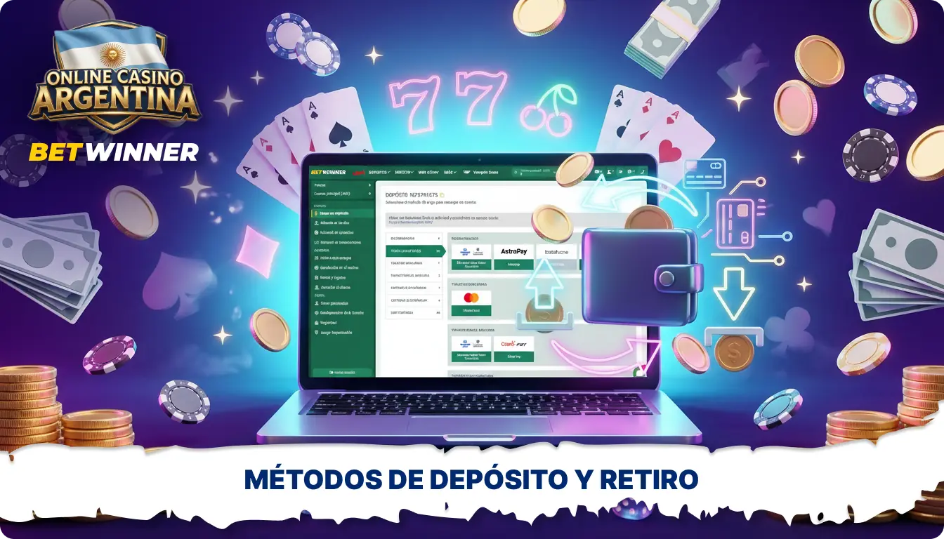 Betwinner en Argentina ofrece una amplia variedad de métodos para depositar y retirar fondos
