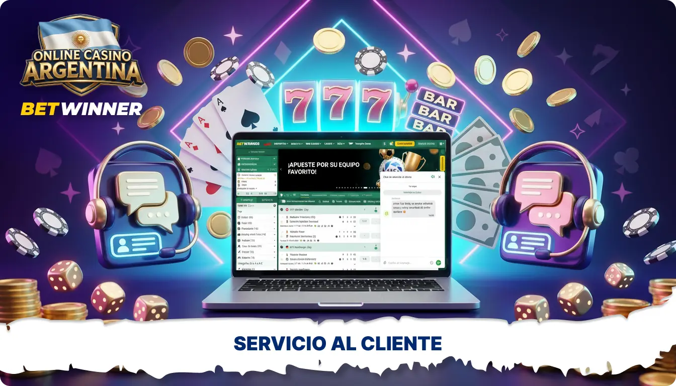 Betwinner en Argentina ofrece asistencia a los jugadores a través de chat, correo electrónico y teléfono, con respuestas rápidas