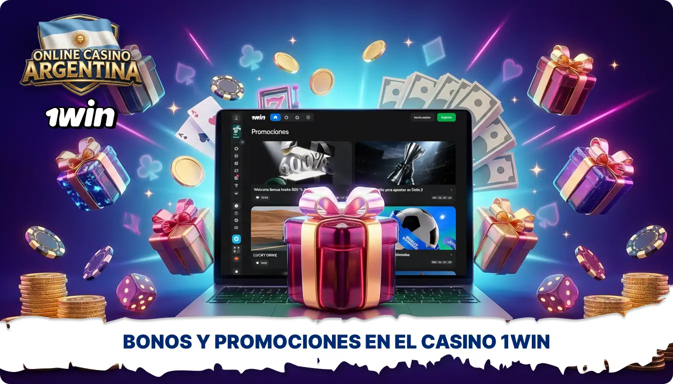 1win ofrece bonos, reembolsos y giros gratis para los jugadores de Argentina