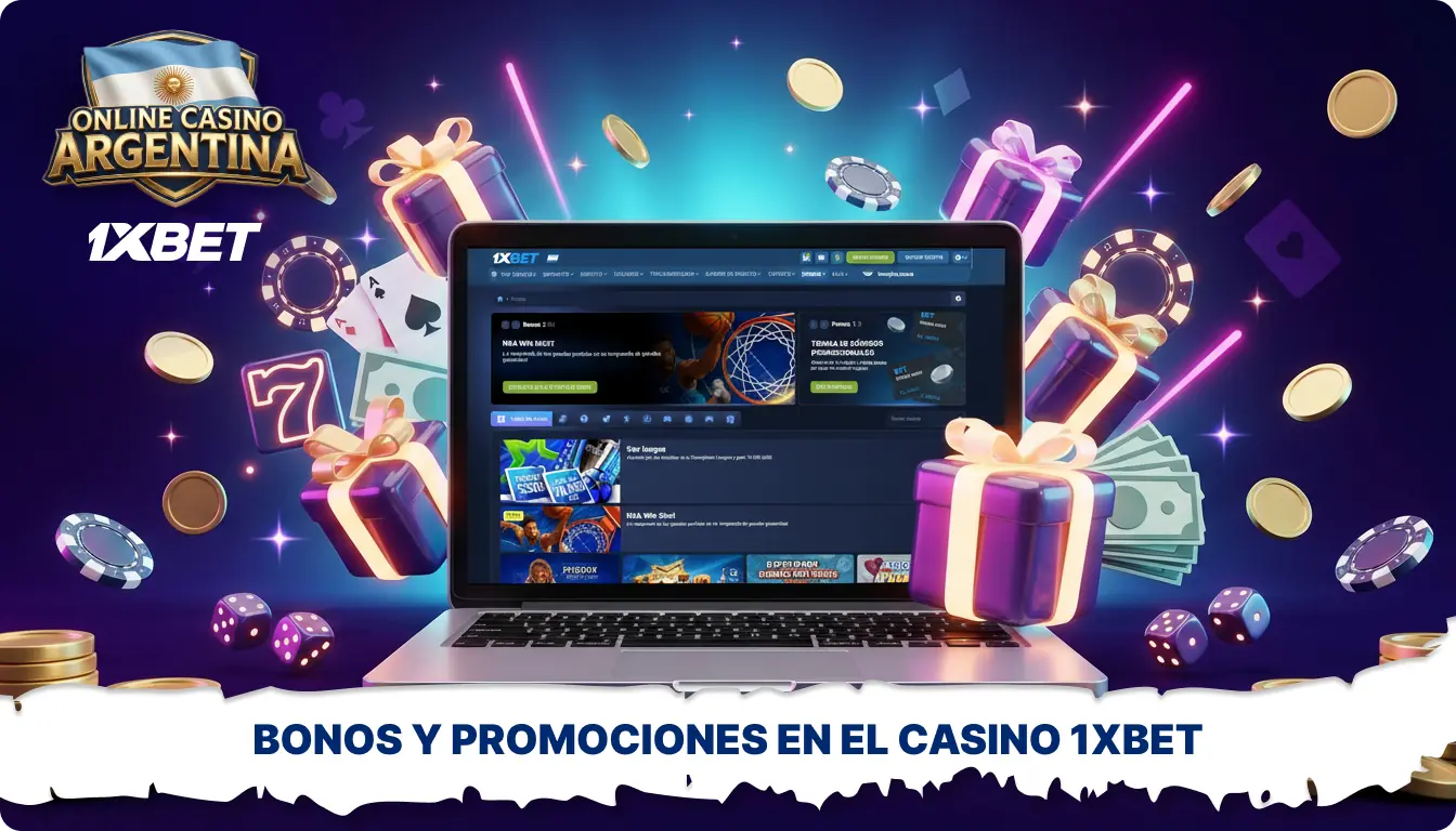 1xBet en Argentina ofrece bonos y promociones para apuestas y casino