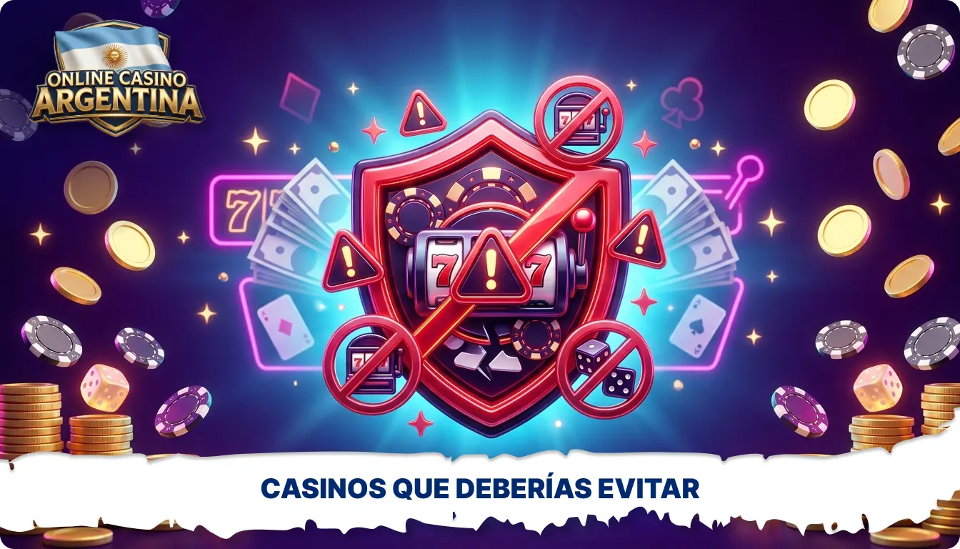En Argentina, conviene evitar los casinos sin licencia, con condiciones poco transparentes y sin protección SSL