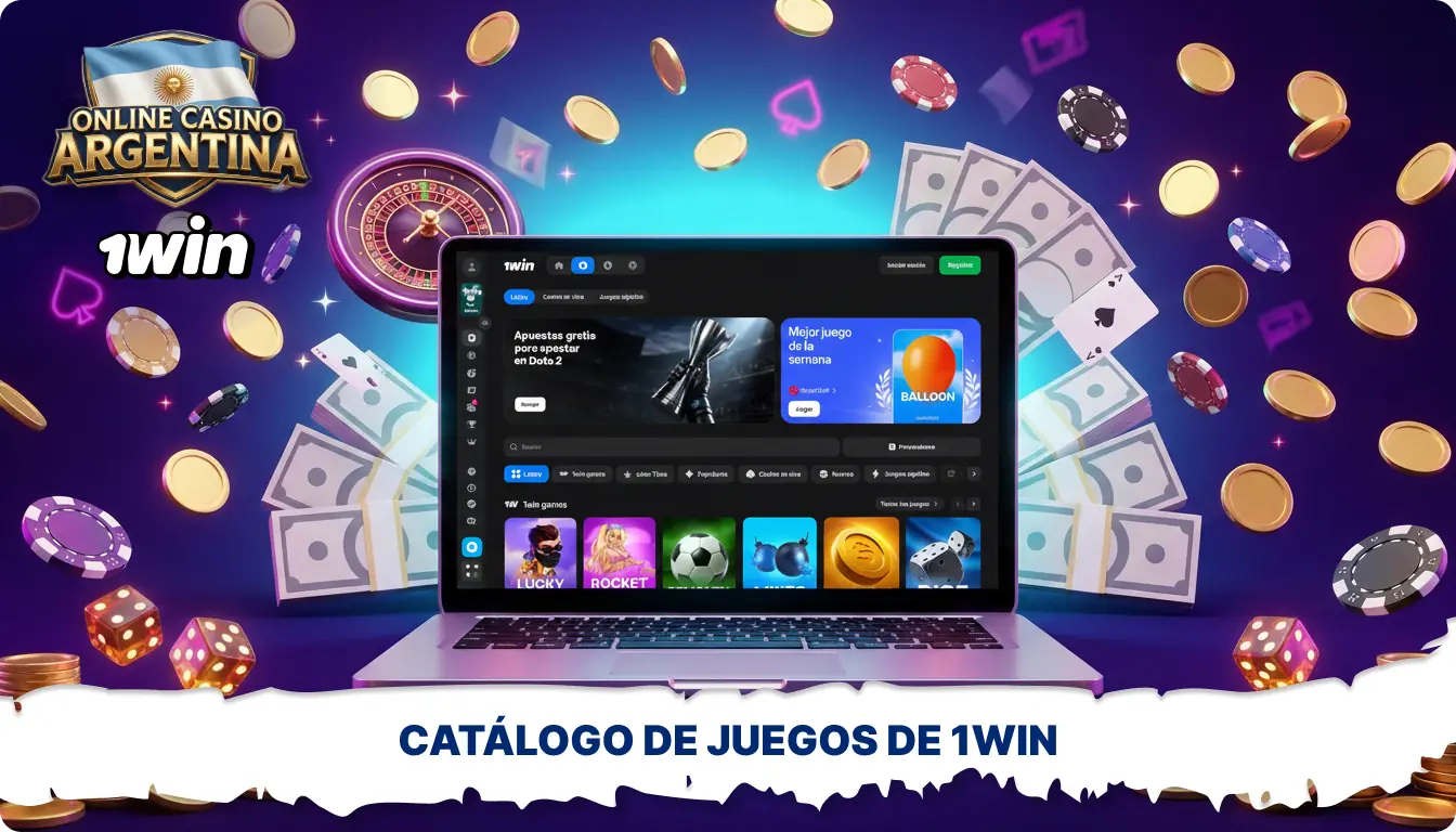 1win Argentina ofrece miles de juegos de casino de proveedores reconocidos y mesas con crupieres en vivo
