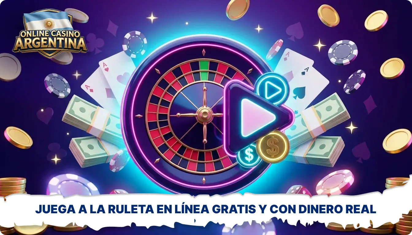 En Argentina, se puede jugar a la ruleta en línea de forma gratuita o con dinero real en pesos
