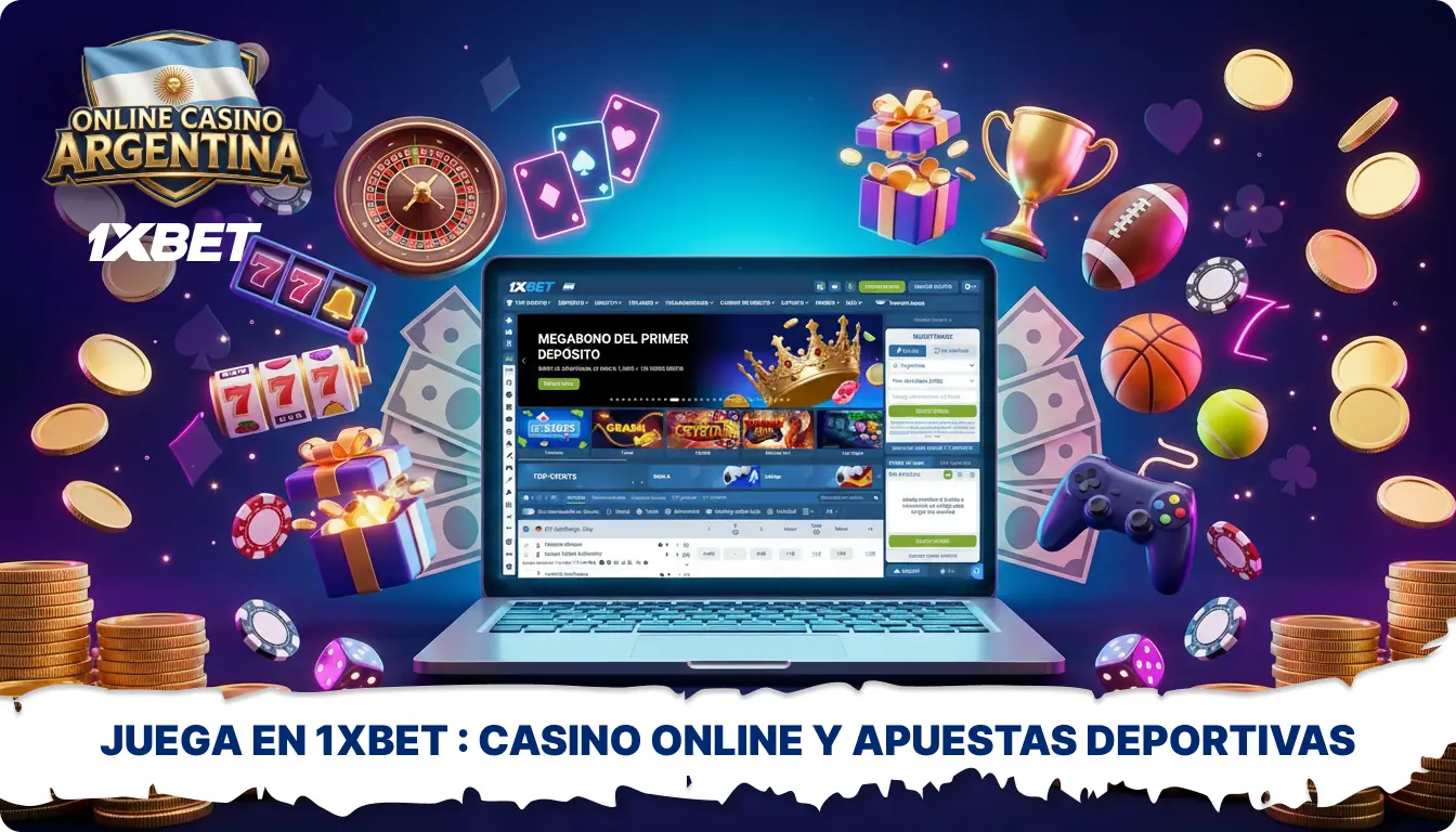 1xBet ofrece en Argentina apuestas deportivas y casino con bonos y pagos rápidos
