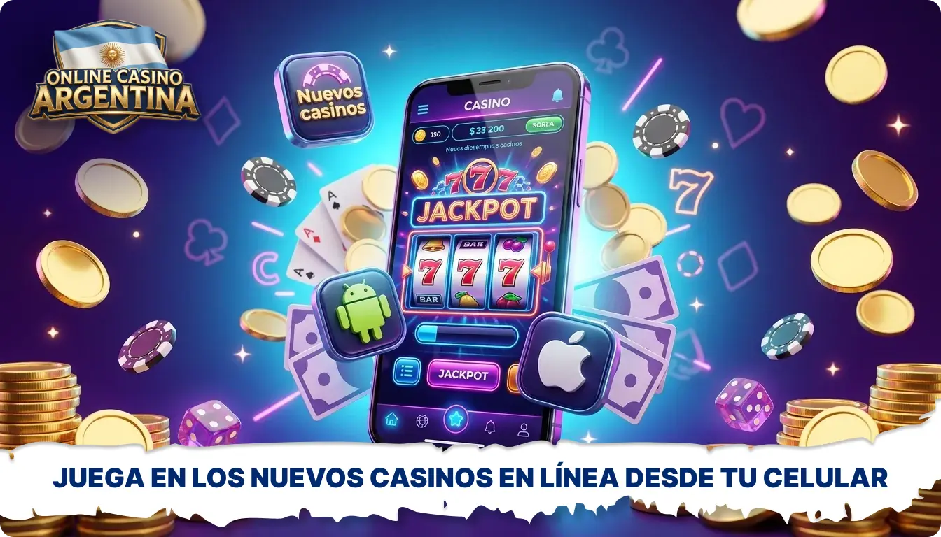 Se puede jugar en los nuevos casinos en línea de Argentina desde el celular, ya sea a través de la aplicación o del navegador móvil