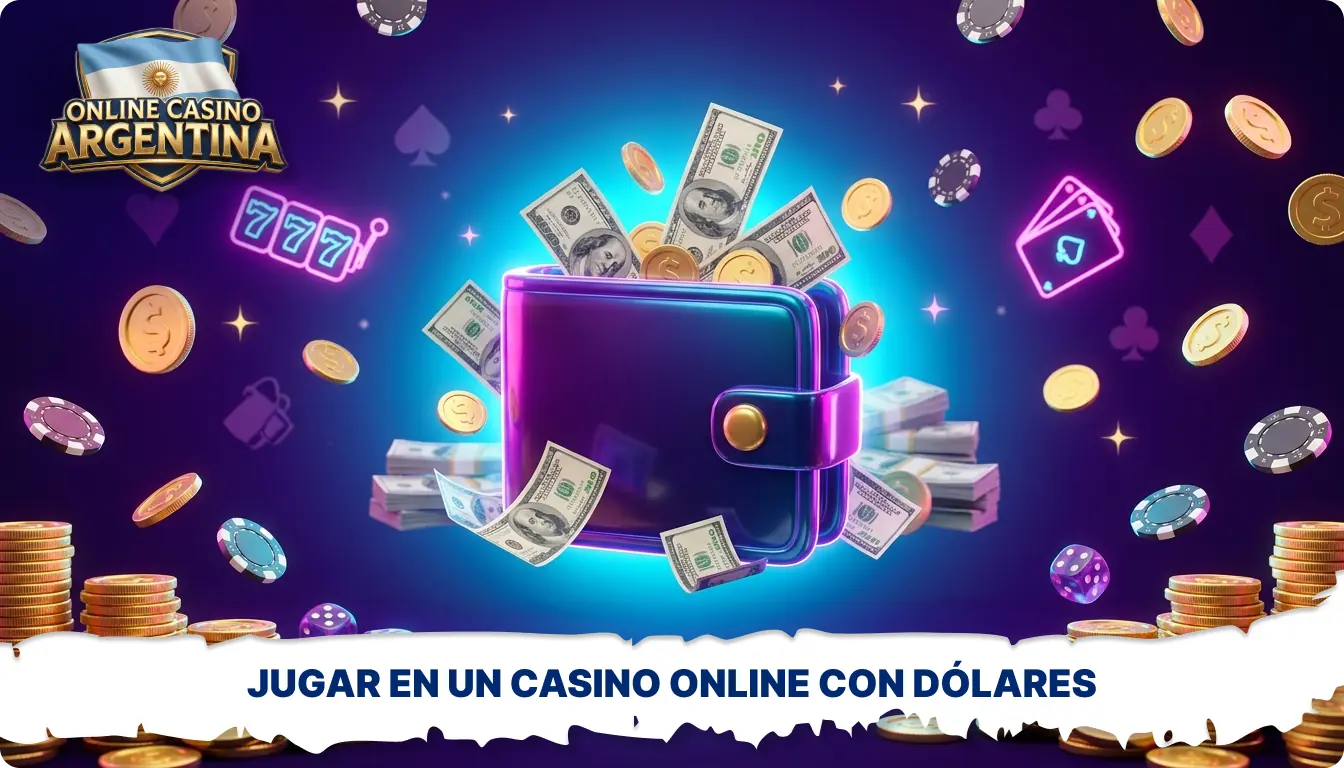 Jugar en casinos en línea con dólares estadounidenses permite a los jugadores argentinos acceder a plataformas internacionales