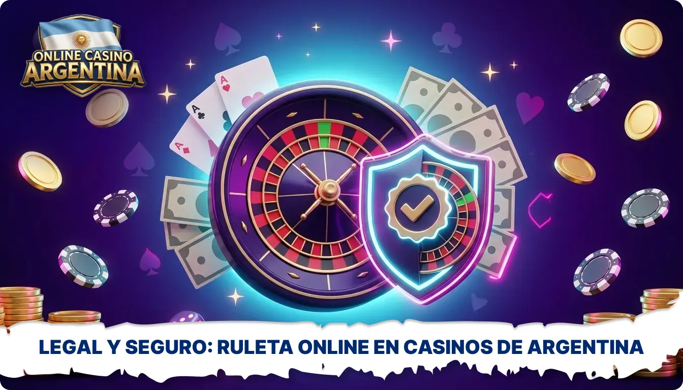 La ruleta en línea es legal en Argentina siempre que cuente con una licencia y garantice un juego seguro