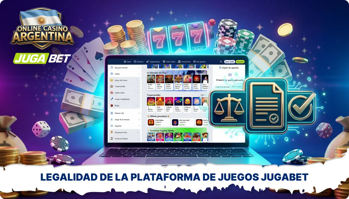 Jugabet opera en Argentina con una licencia de Curazao y cumple con las normas regulatorias regionales
