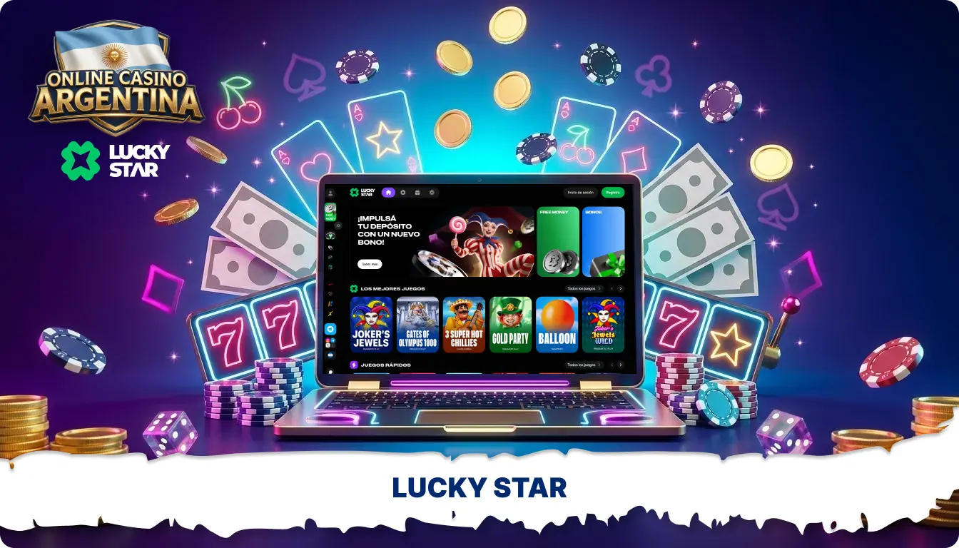 Lucky Star en Argentina es un casino en línea sencillo, con una gran variedad de juegos y una navegación intuitiva para los usuarios