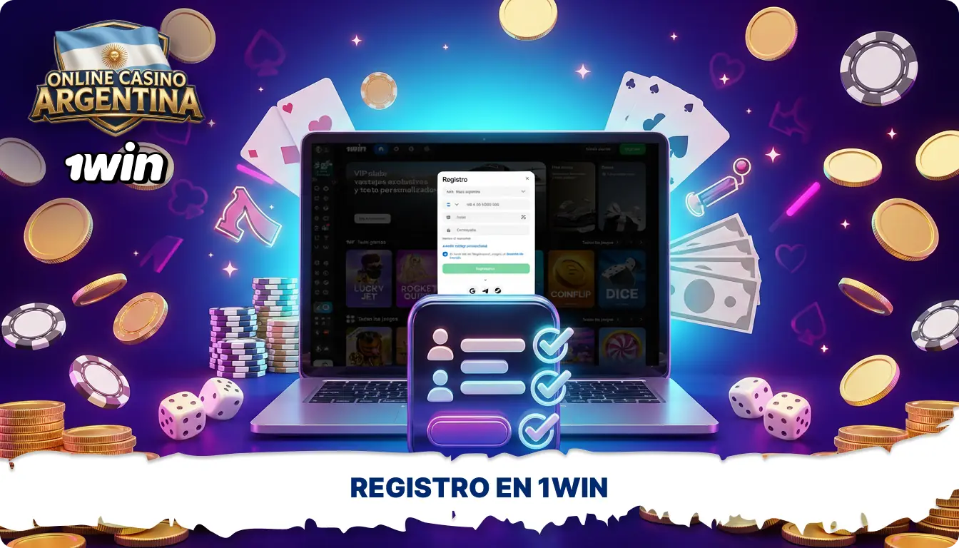 Registrarse en 1win en Argentina solo requiere unos sencillos pasos
