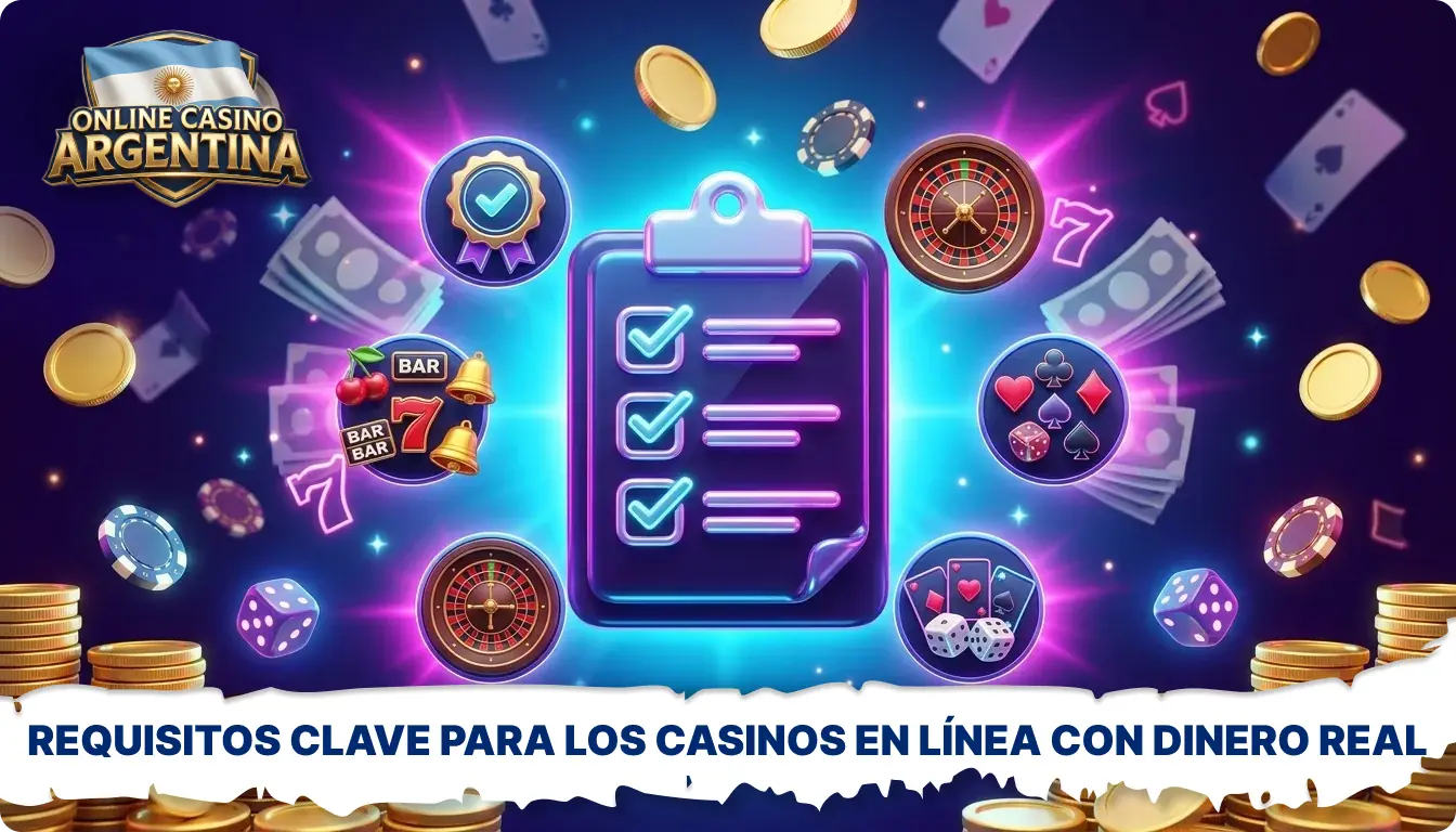 Los casinos en línea de Argentina deben cumplir con los requisitos de seguridad en materia de juegos, bonos y apuestas